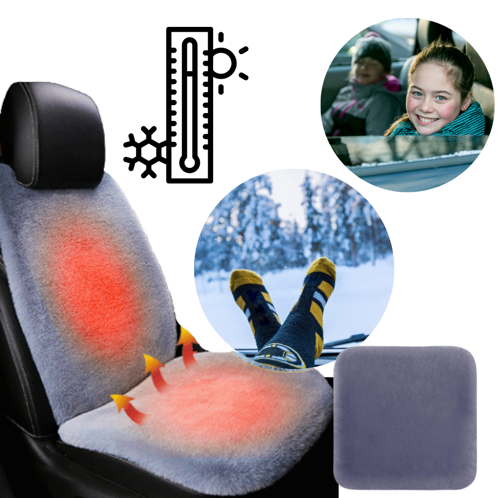 Plush Car Seat Covers - Keep Warm in Winter - Ozerty