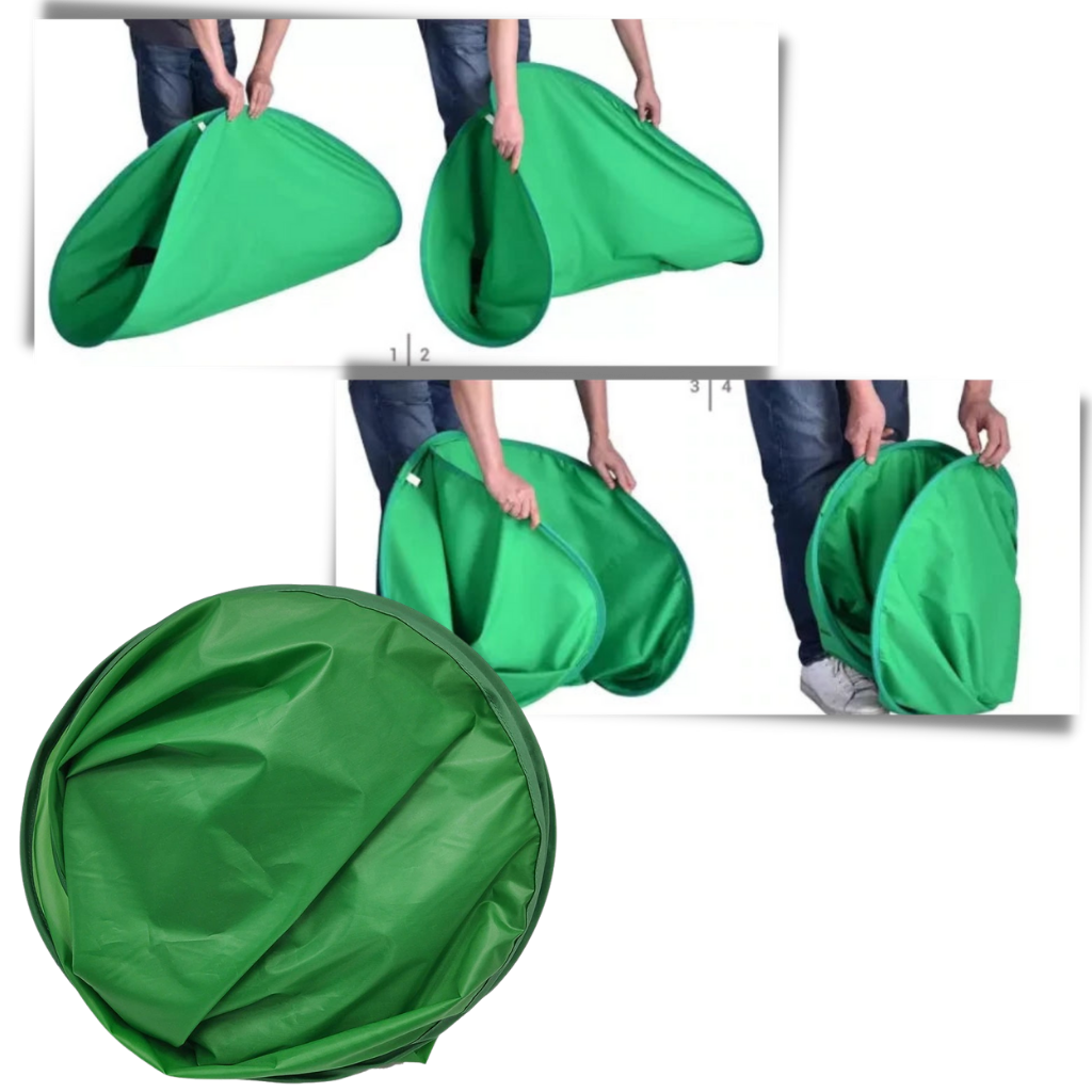 Collapsible Green Screen for Chair - Collapsible Design - 