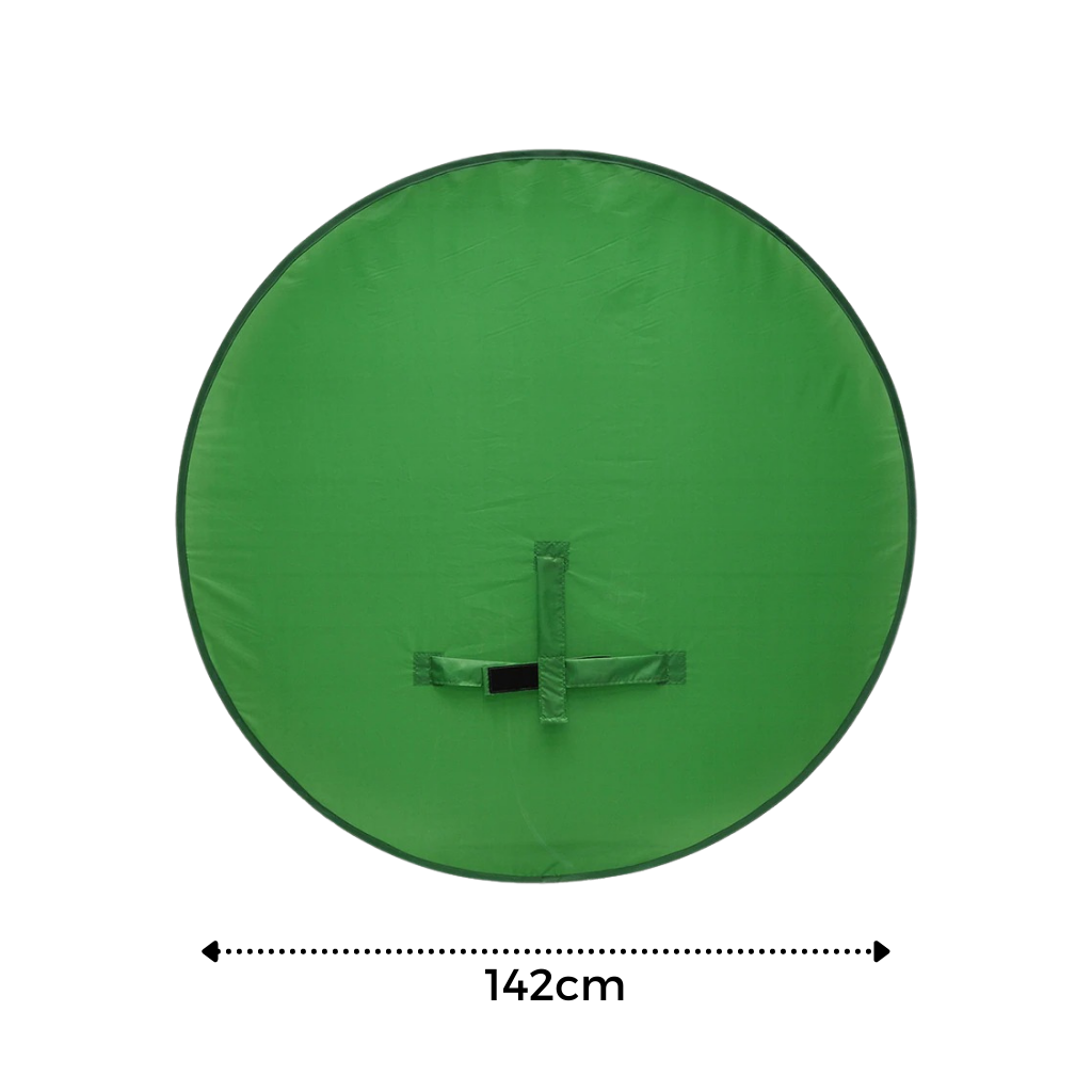 Pantalla verde plegable para silla - Dimensiones - Ozerty