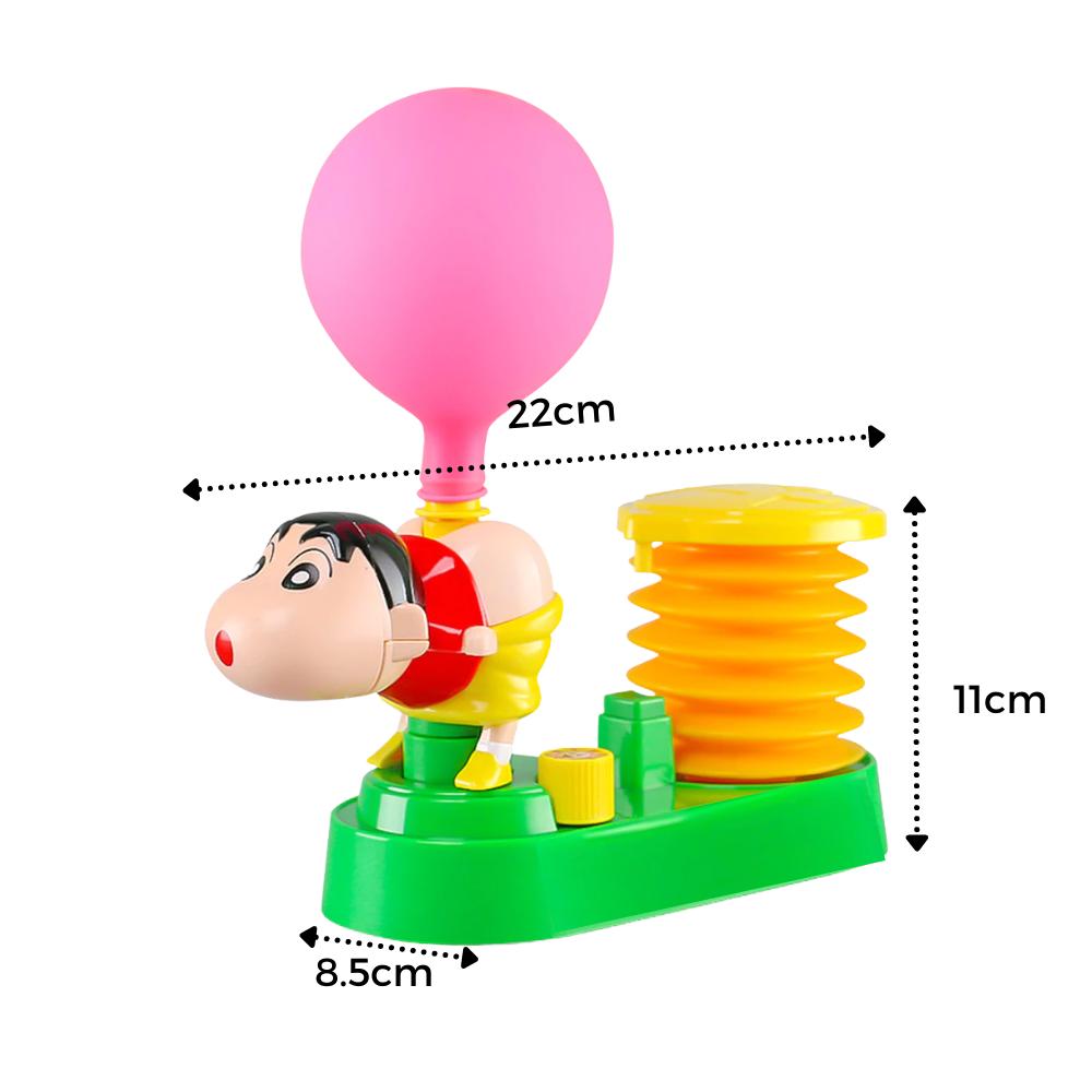 Blow Balloon Toy for Kids - Dimensions -