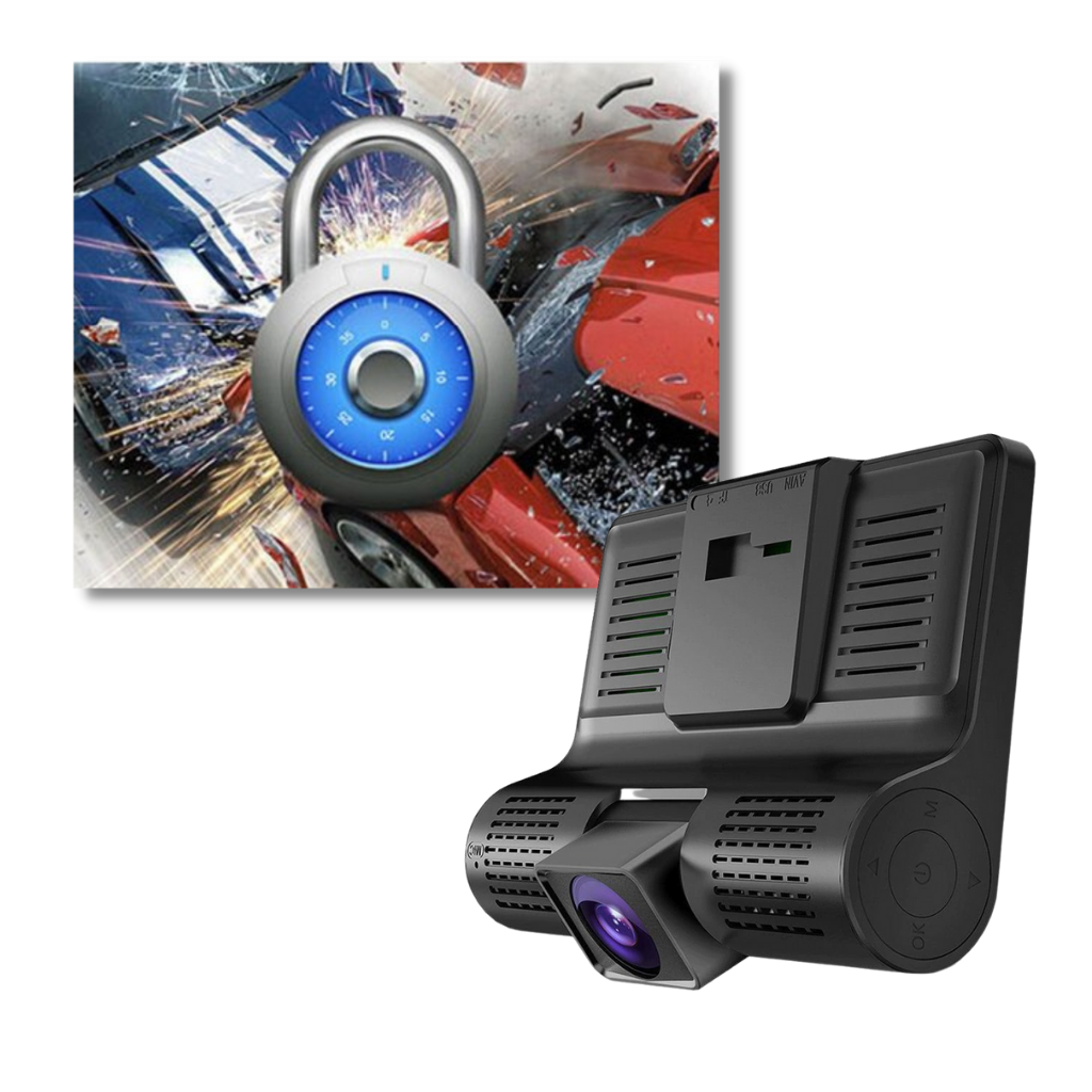 Full HD bil DVR Dashcam kamera - Ytterligare säkerhetsfunktioner - Ozerty