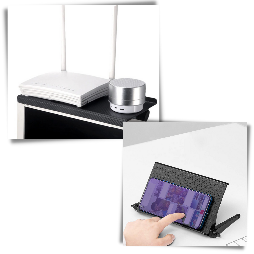 Multifunctional Screen Shelf Desk - Multifunctional design 
 - 