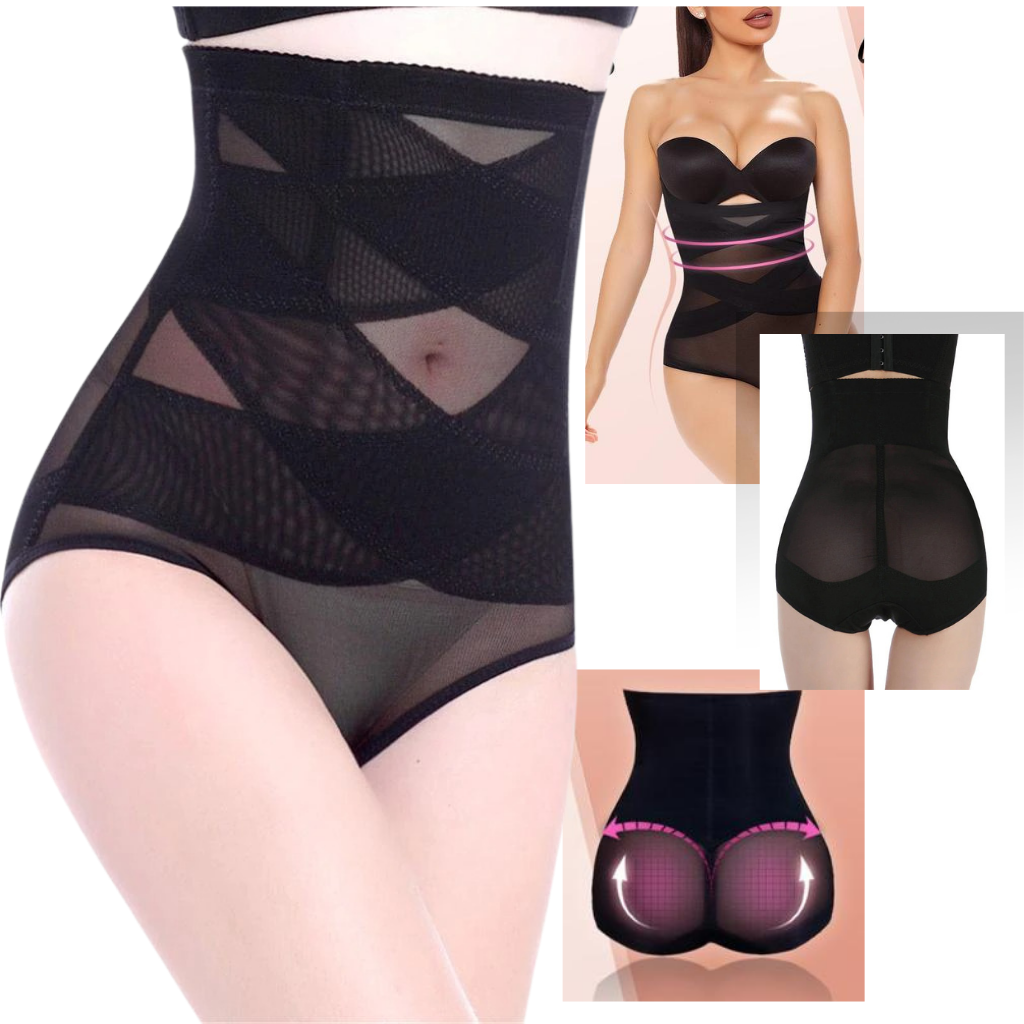 Cross Compression Slimming Shapewear - Soft & Stretchy - Breathable  - 