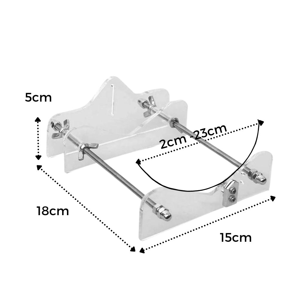 DIY-skärare för glasflaskor - Dimensions - Ozerty