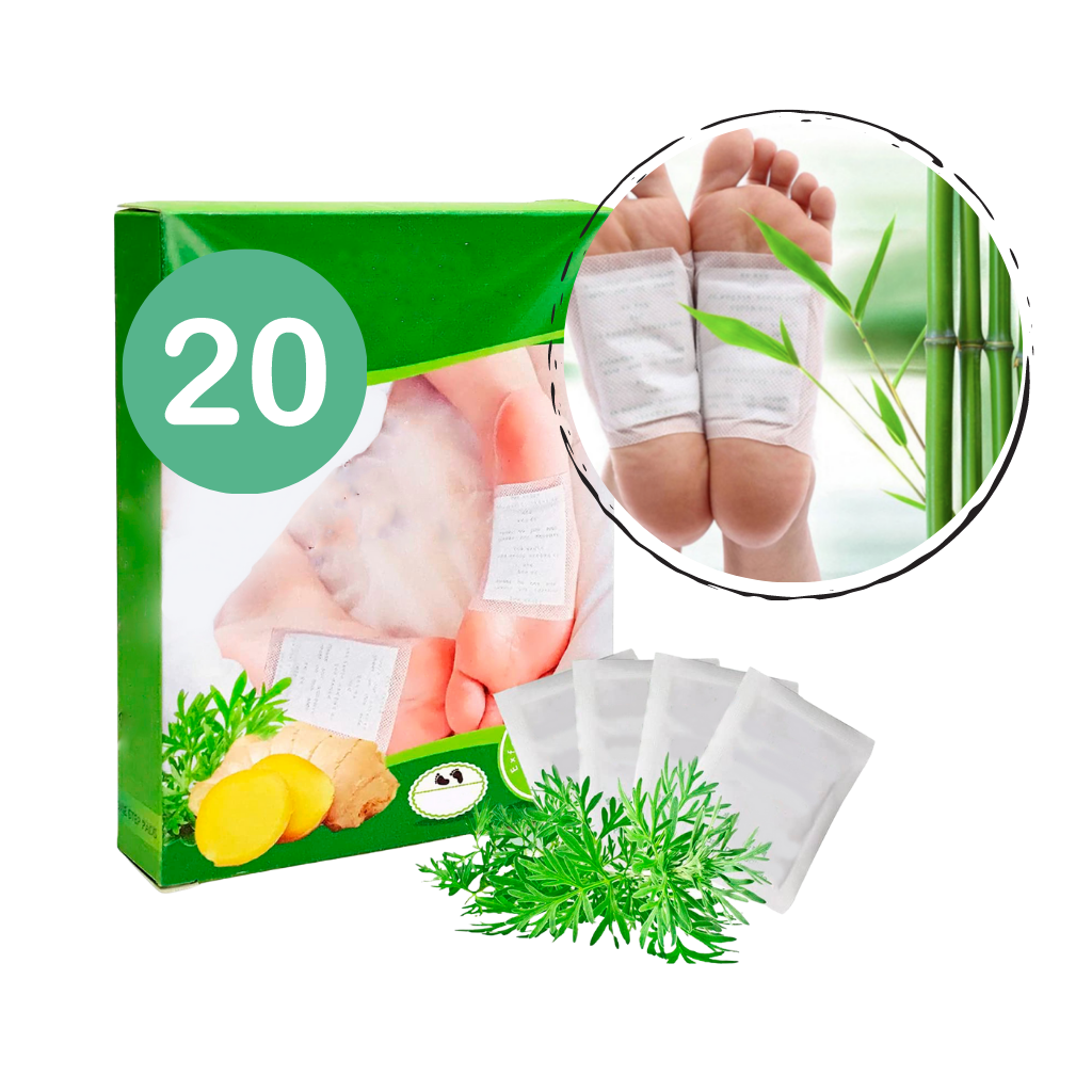 Almohadillas Detox naturales para los pies - Ozerty