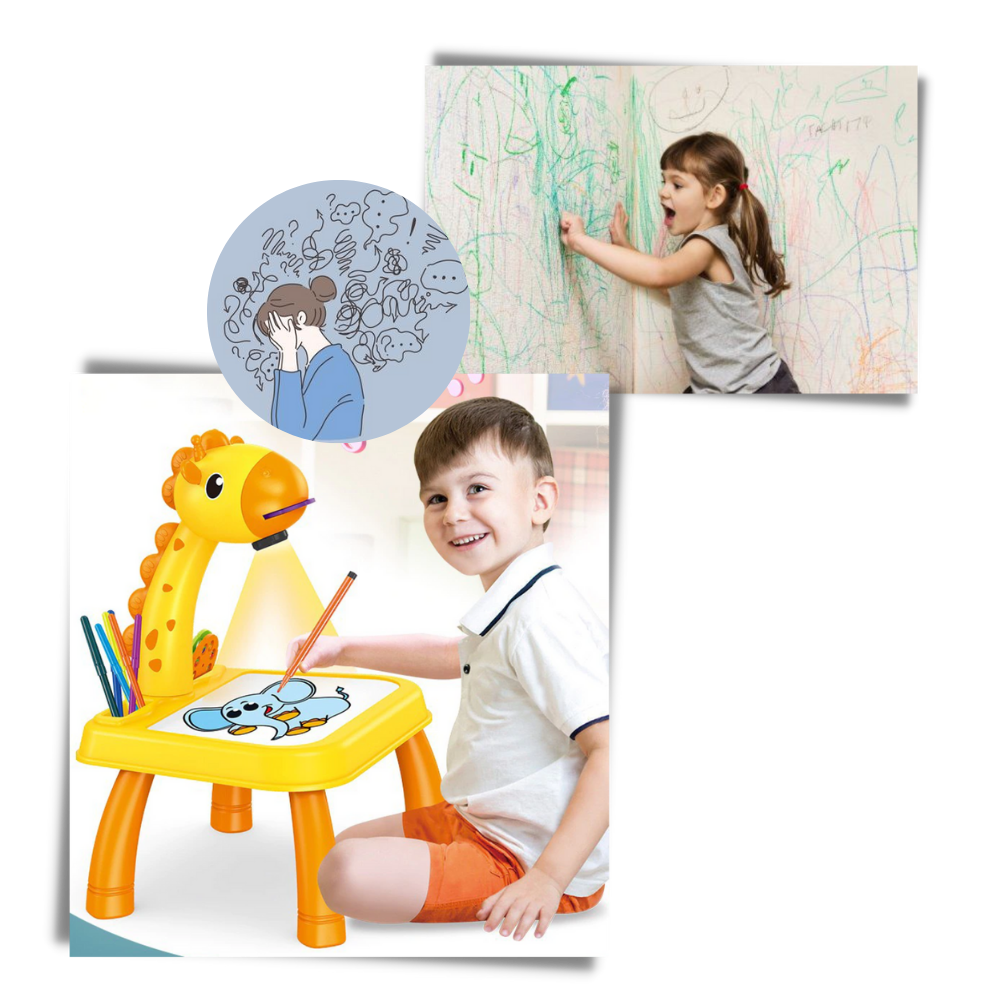 Tavolo da disegno di proiezione per bambini - Tavolo da disegno di proiezione - Ozerty