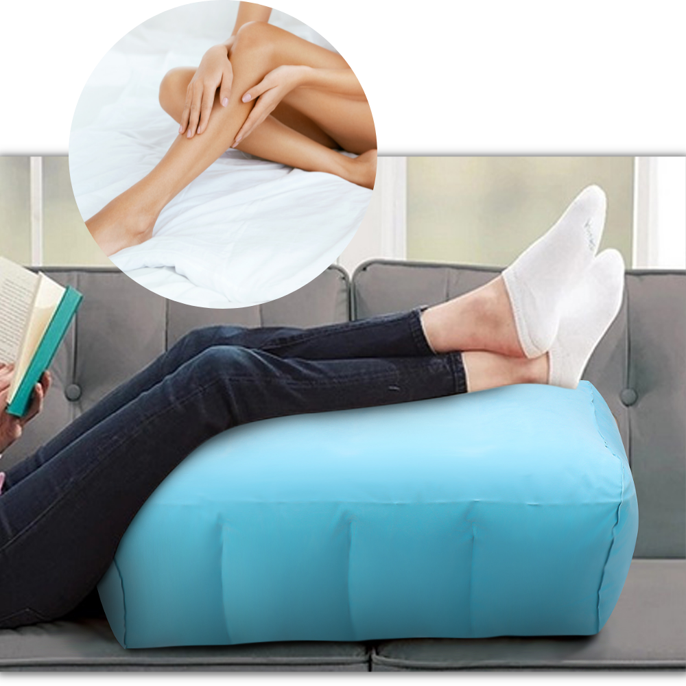 Relax Leg & Back Instantly With Inflatable Leg Elevation Pillow