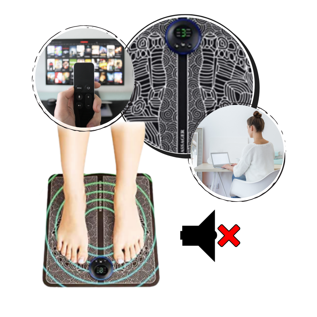 Electric Foot Massage Mat - Quiet Operation - Ozerty