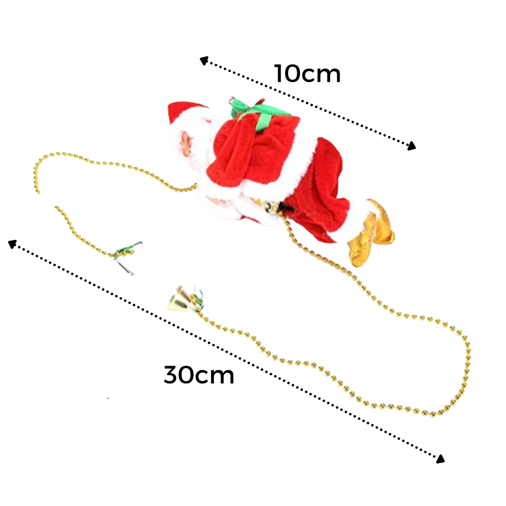 Decorazione Babbo Natale elettrico rampicante  - Dimensions - Ozerty
