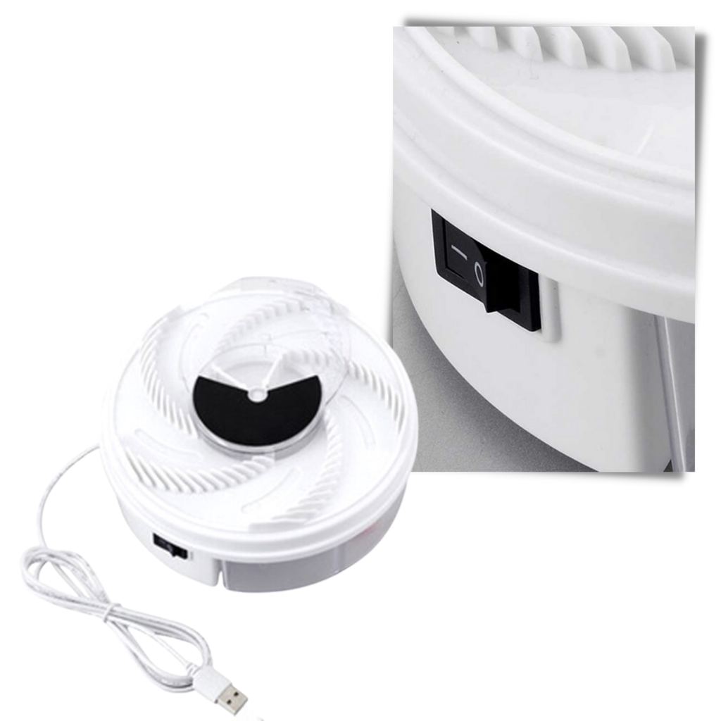 Electric fruit fly and house fly trap - USB charged - 