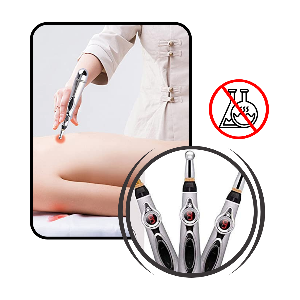 Akupunktur- och massagepenna - Smärtfri och säker - Ozerty