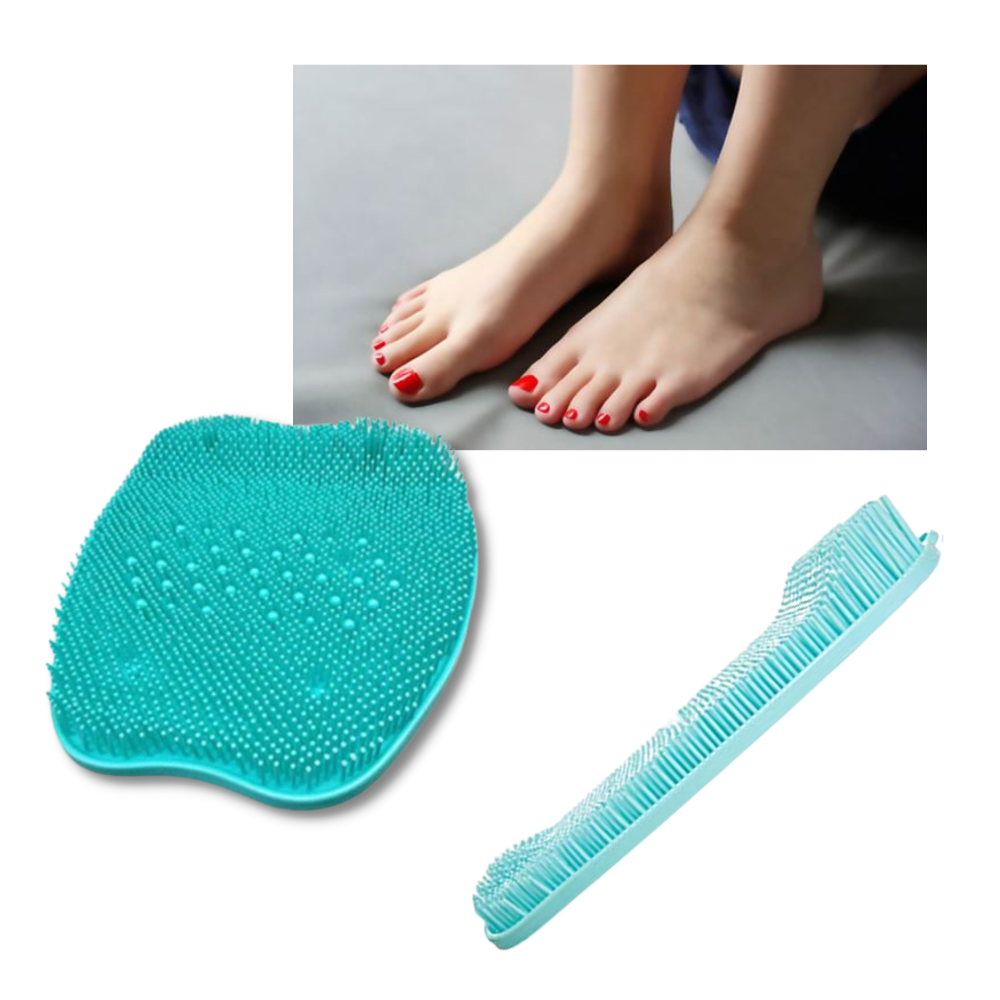 Tapis de douche nettoyant et exfoliant pour le massage des pieds - Des pieds en bonne santé - Ozerty