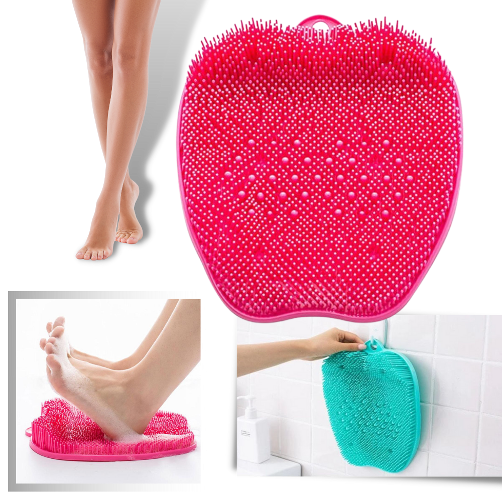 Shower Foot Massager Scrubber & Cleaner Mat | massage mat feet | shower mat with bristles -