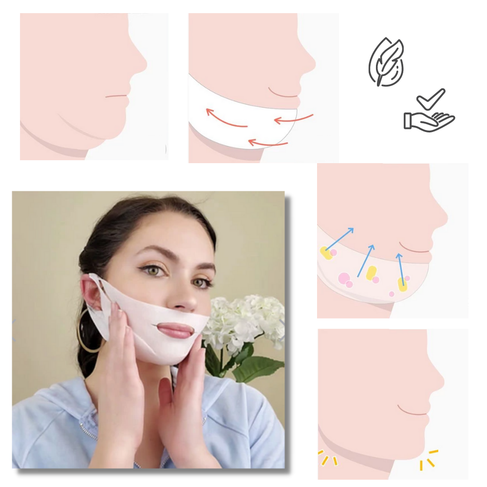 Ansiktsmask för bantning - Hypoallergenisk - Ozerty