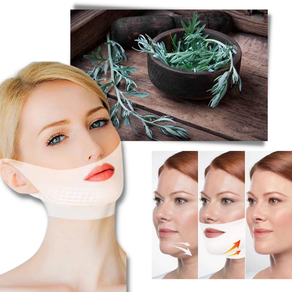 Face lifting and slimming mask - Organic ingredients -