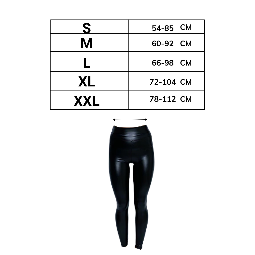 Pantalon en cuir artificiel à taille haute - Caractéristiques techniques - Ozerty