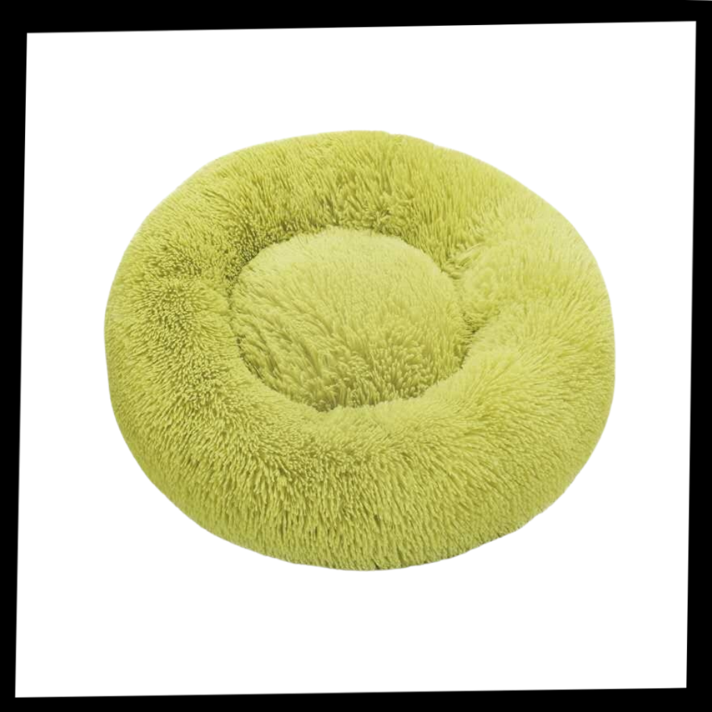 Fluffy Plush Donut Pet Bed - Package - Ozerty
