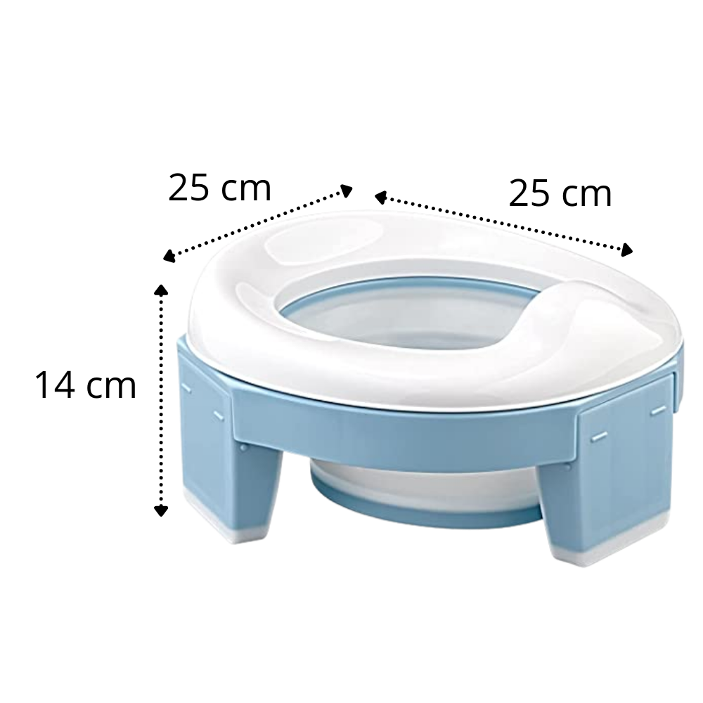 3 in 1 Toddler foldable Potty Seat - Dimensions - Ozerty