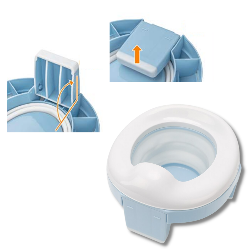 3 in 1 Toddler foldable Potty Seat - Slip-resistant - Ozerty