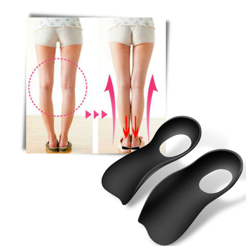 Orthopedic insoles for flat feet - Extra heel protection - 