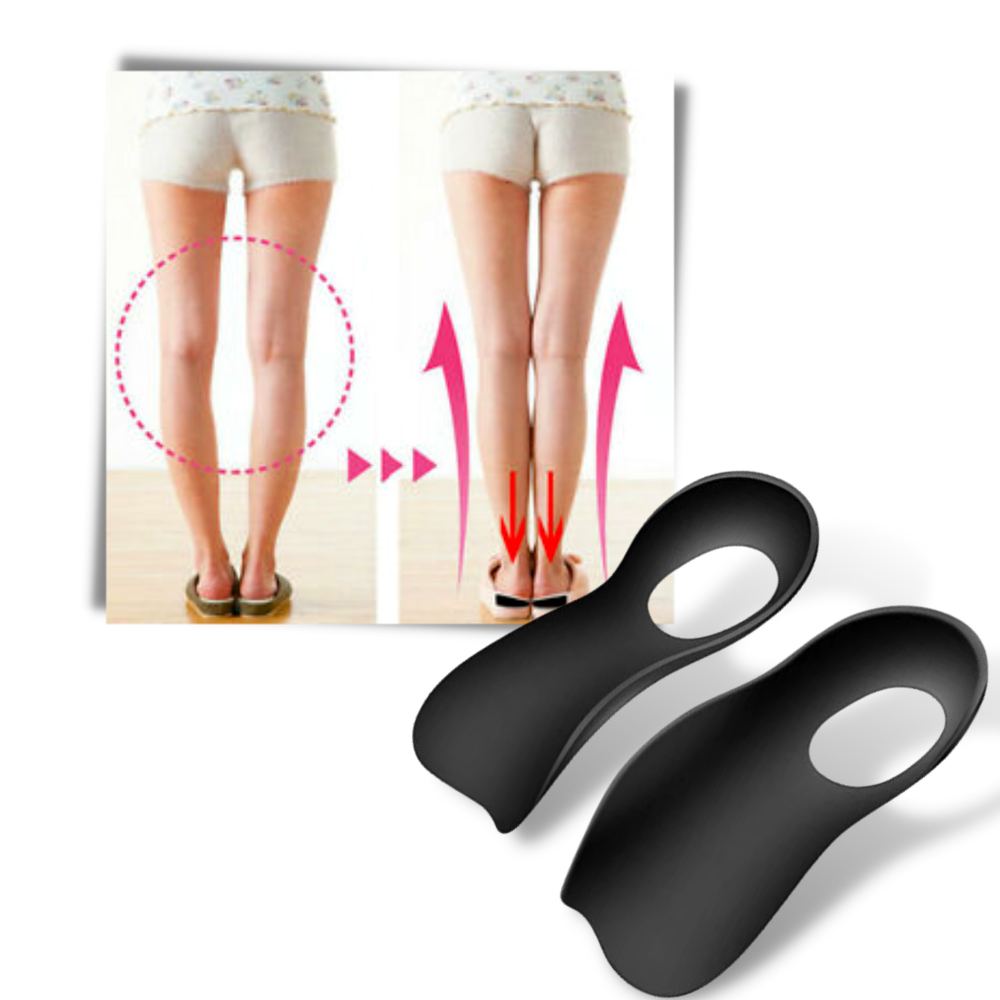 Semelles orthopédiques pour pieds plats - Protection supplémentaire du talon - Ouistiprix