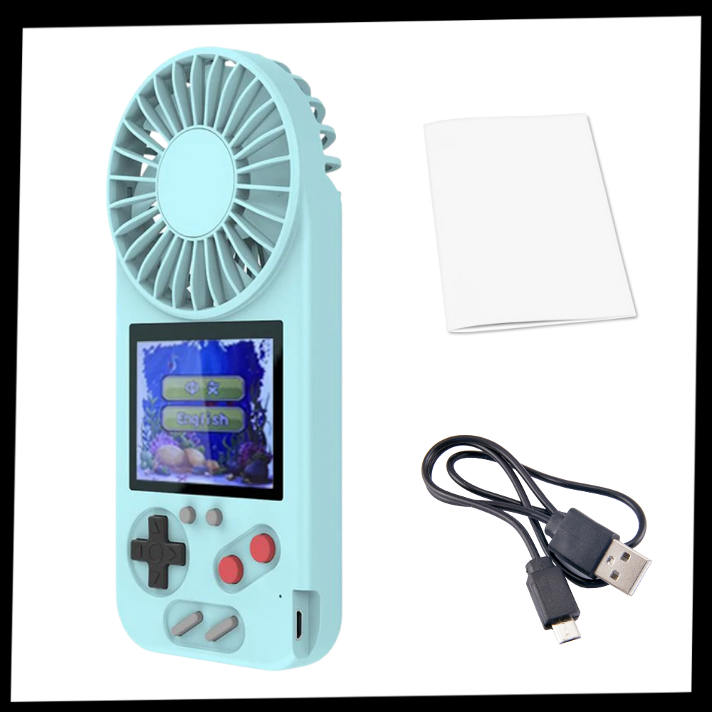 Multi-Game Hand-Held Console with Fan - Package - 