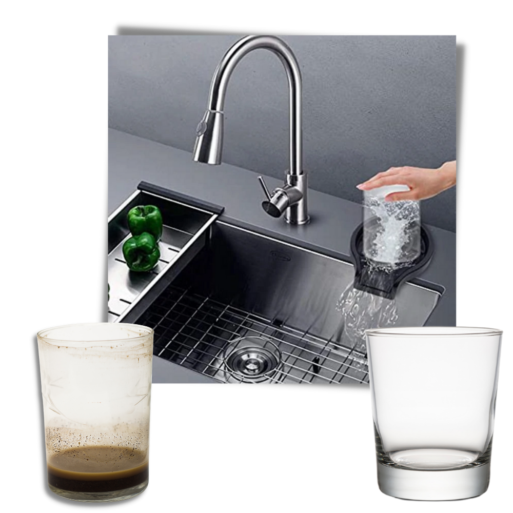 Automatisk glasvaskemaskine og skyllemiddel - Højtryksvaskning - Ozerty