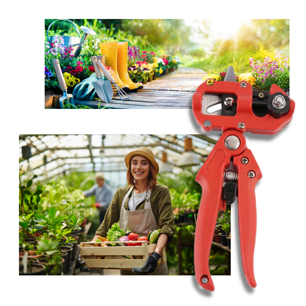 Garden Pruning Shears and Grafting Tool - Produces Excellent Grafting Results - Ozerty
