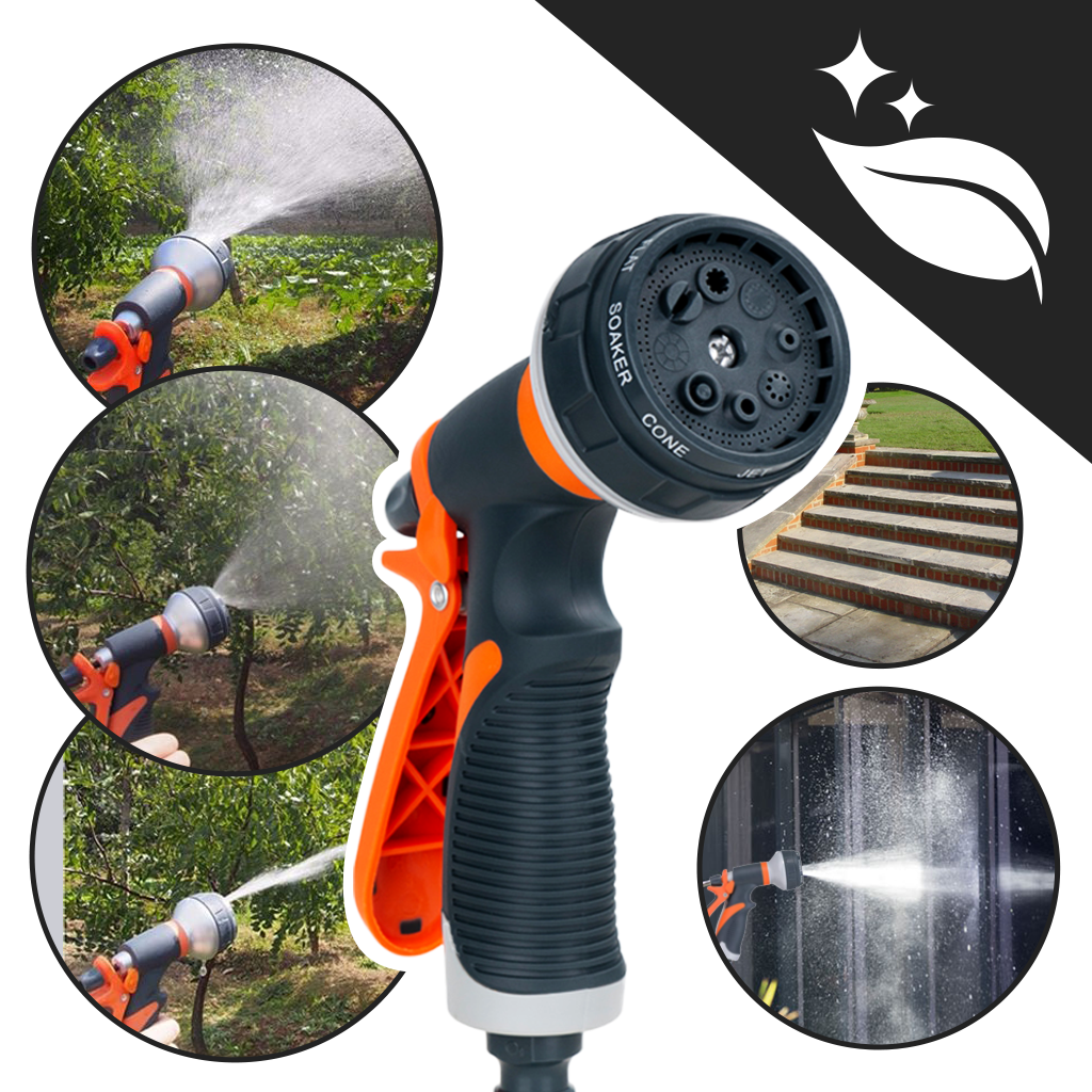 Garden Hose Spray Gun 8 patterns - Multifunctional - Ozerty