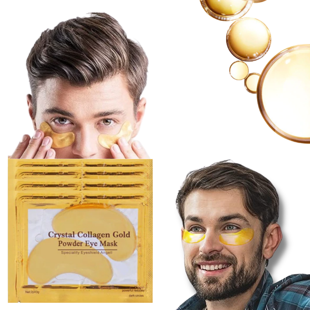 24K Gold Collagen Eye Mask (20 pairs) - Multiple applications - 