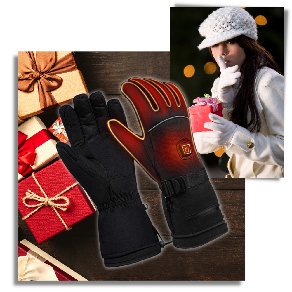Gants chauffants électriques d'hiver - Idée cadeau parfaite - Ozerty