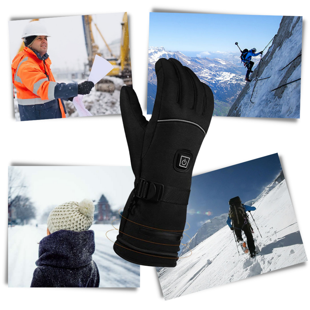 Elektriska handskar med uppvärmning - Flera användningsområden - Ozerty