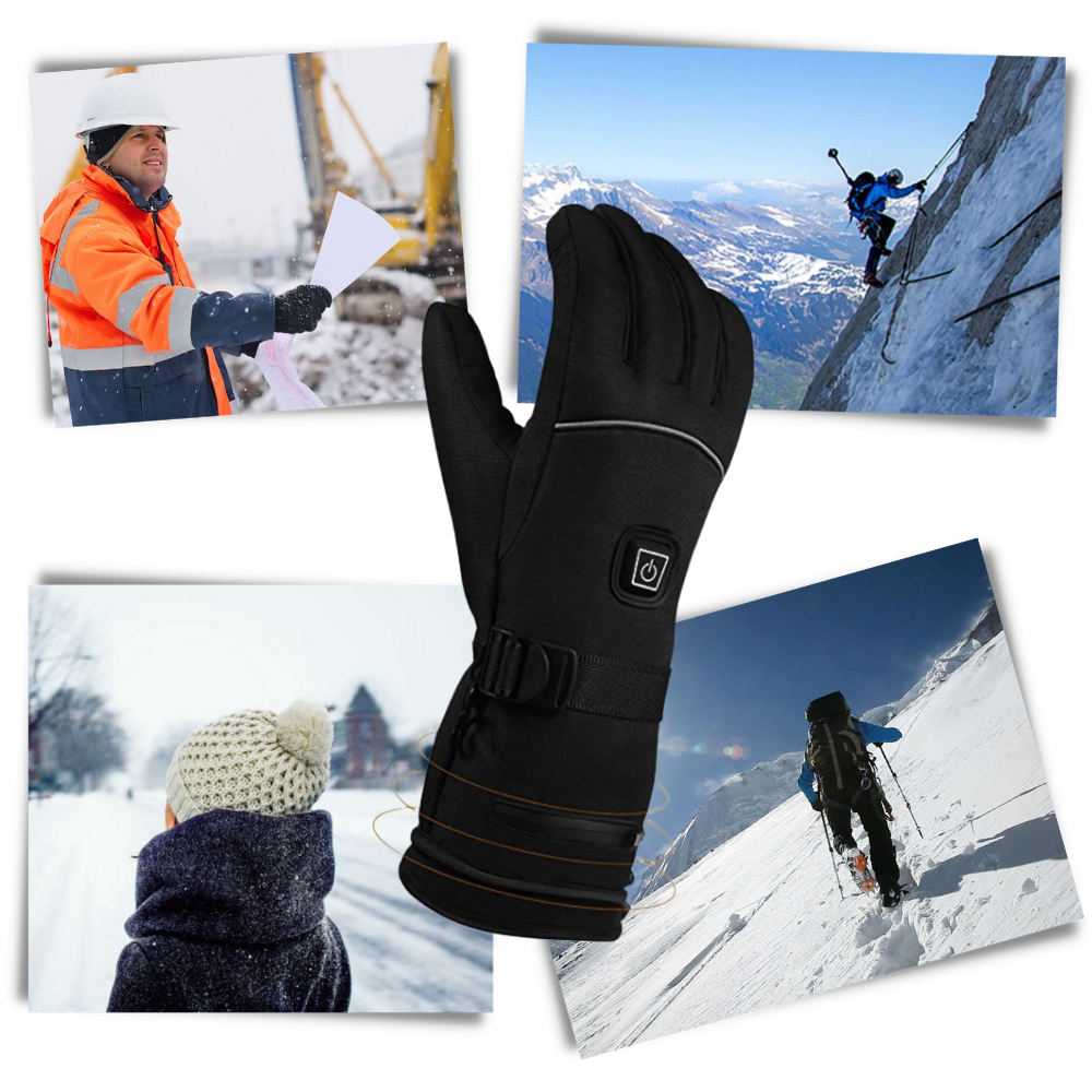 Gants chauffants électriques d'hiver - Usages multiples - Ozerty