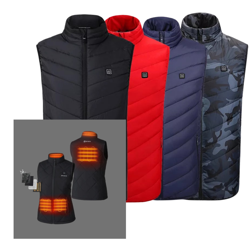 Unisex Heated Vest  - Wear-resistant Lycra  -