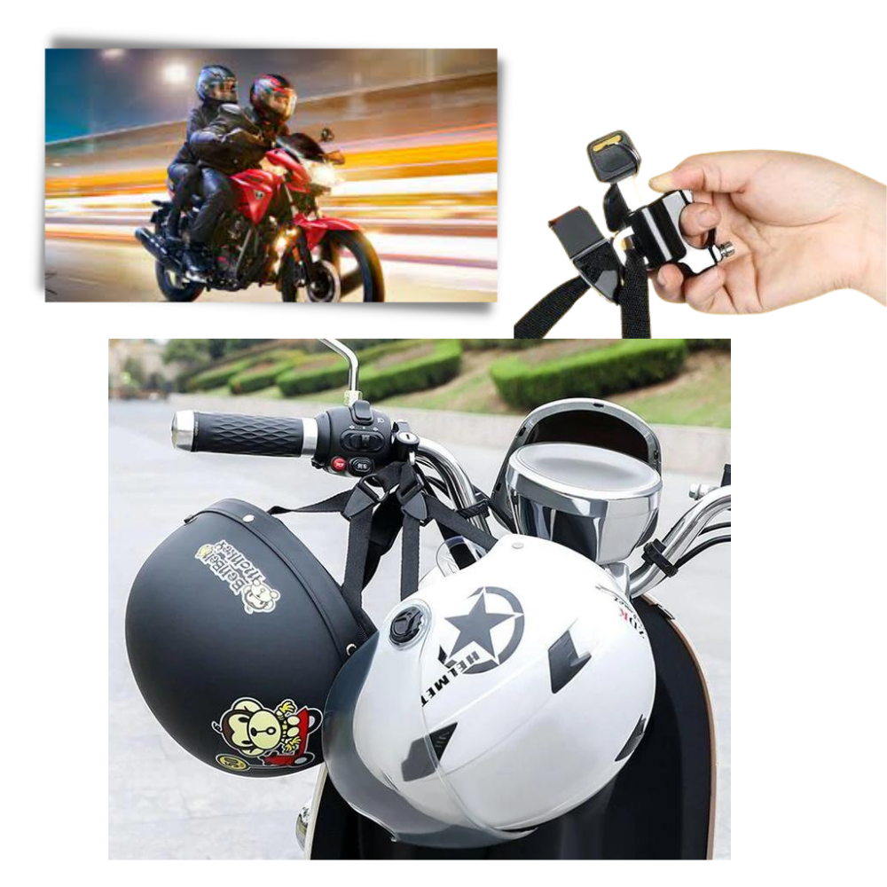 Anti-theft lock for motorcycle helmets - Anti-theft lock for motorcycle helmets - Ozerty