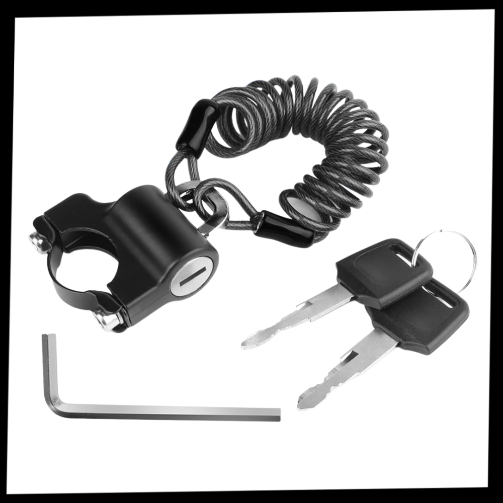 Anti-Theft Motorcycle Helmet Lock - Package - 