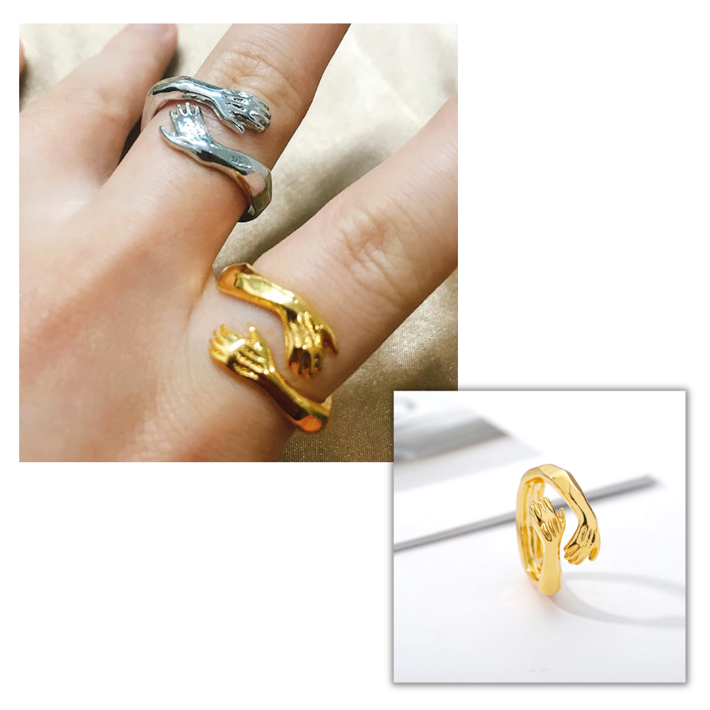 Creative Hug Ring - Adjustable Size - 