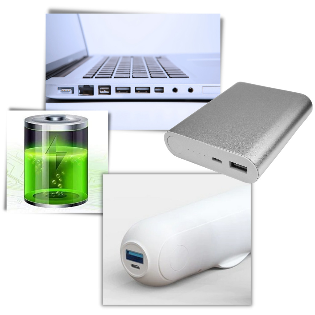 Mini-Handventilator mit USB - Leicht aufzuladen - Ozerty