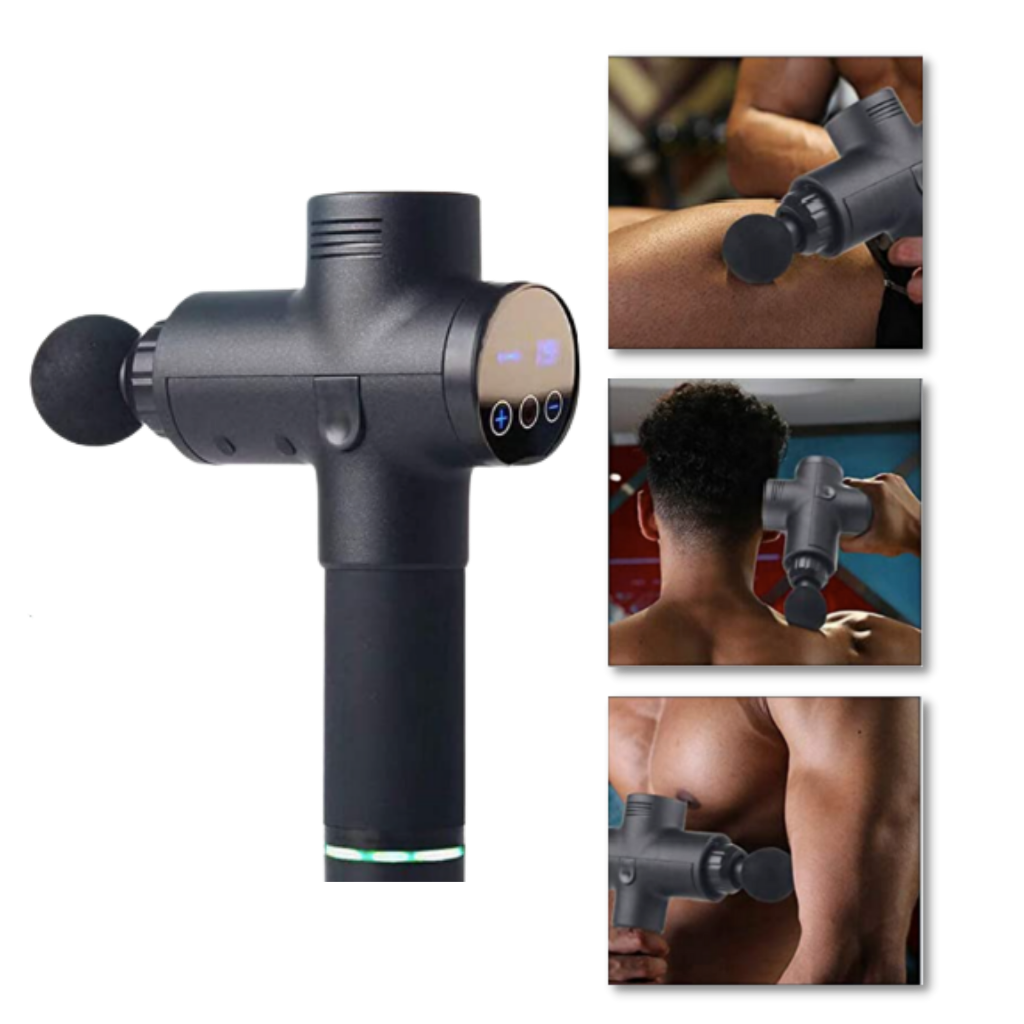 High-Speed Vibration Massage Gun - Easy to Use - Ozerty
