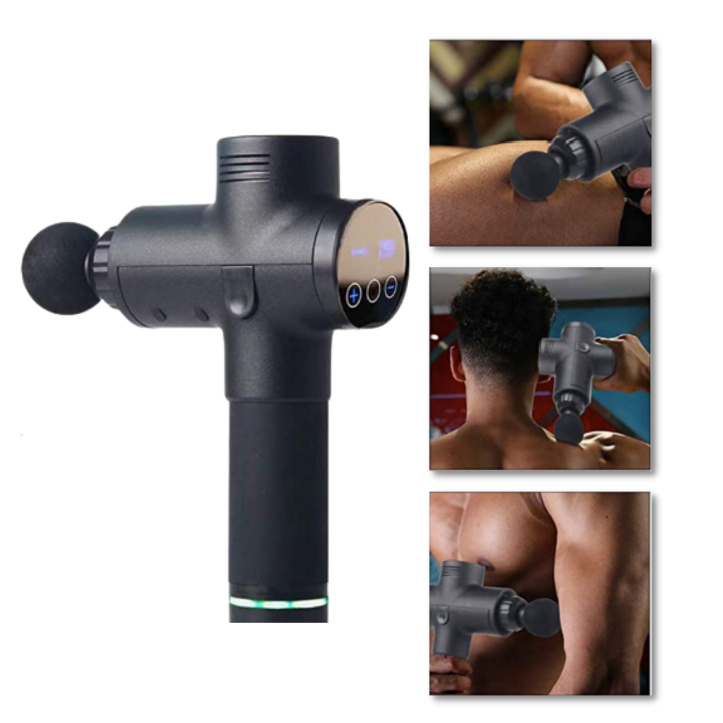 Pistolet de massage multi vitesse - Utilisation simplifiée - Ozerty