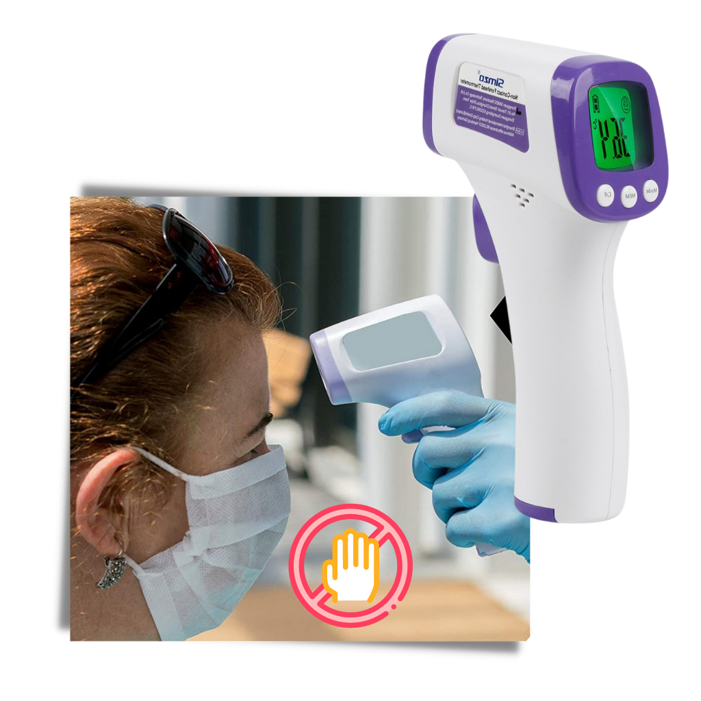 Infrared thermometer - Contactless temperature measurement - Ozerty