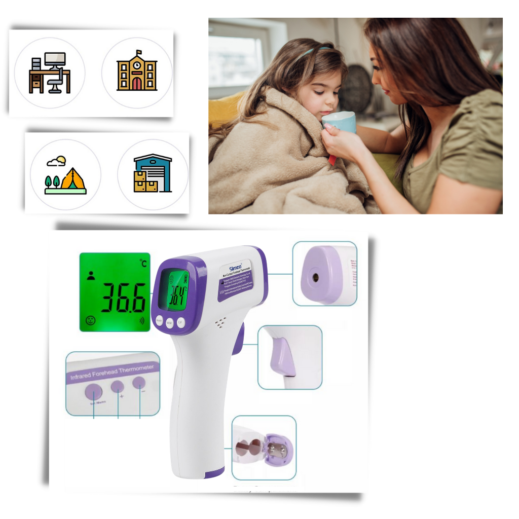 Infrared Digital Thermometer - High-Quality Thermometer - 