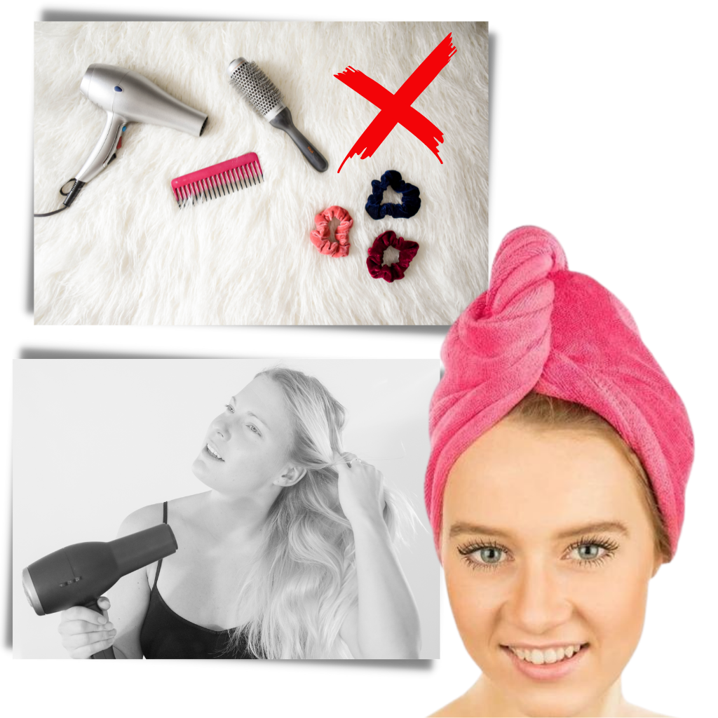 Quick drying hair towel - Quick drying hair towel - Ozerty