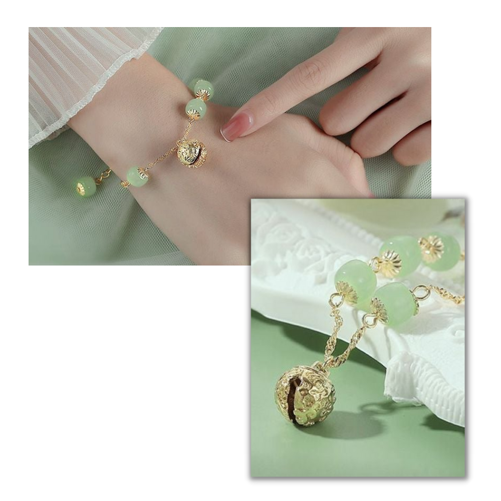 Hetian Jade Bell Bracelet - Hetian Jade Bell Bracelet - 