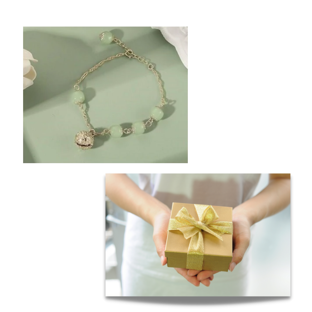 Hetian Jade Bell Bracelet - Perfect Gift Idea - 