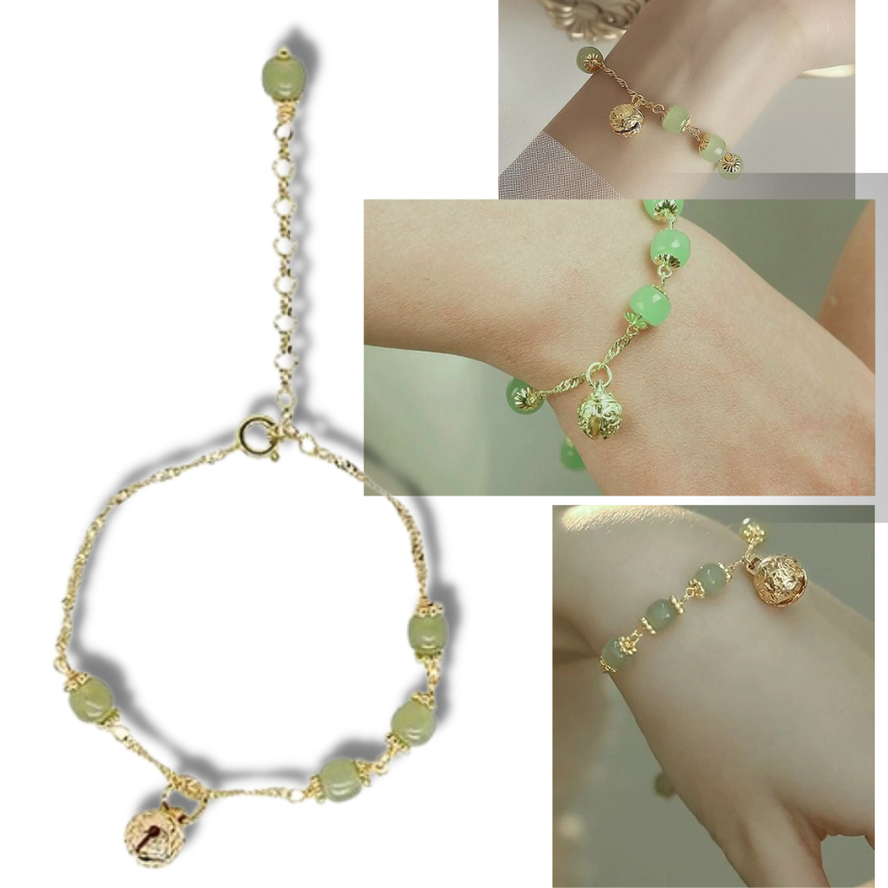 Hetian Jade Bell Bracelet │ Women's Jewellery - 