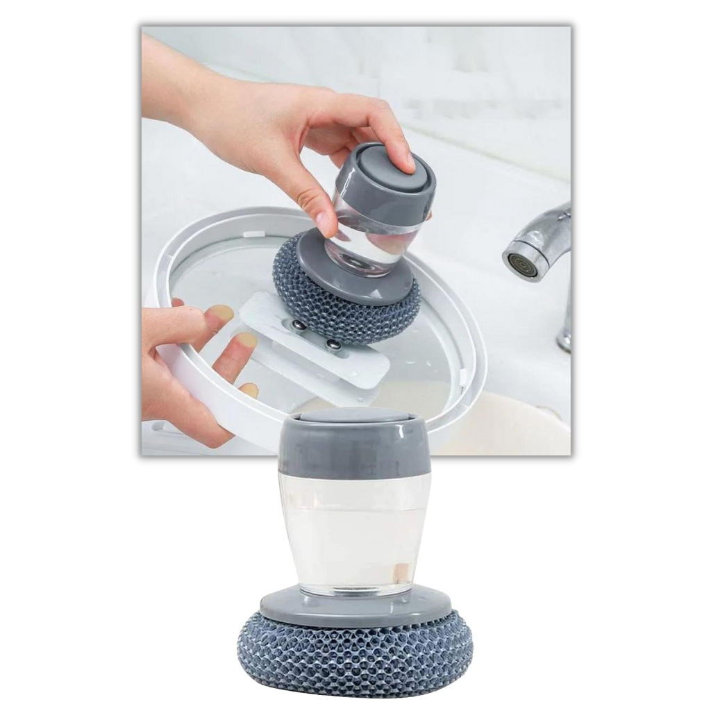 Hand brush that dispenses soap - Kitchen hand brush - Ozerty