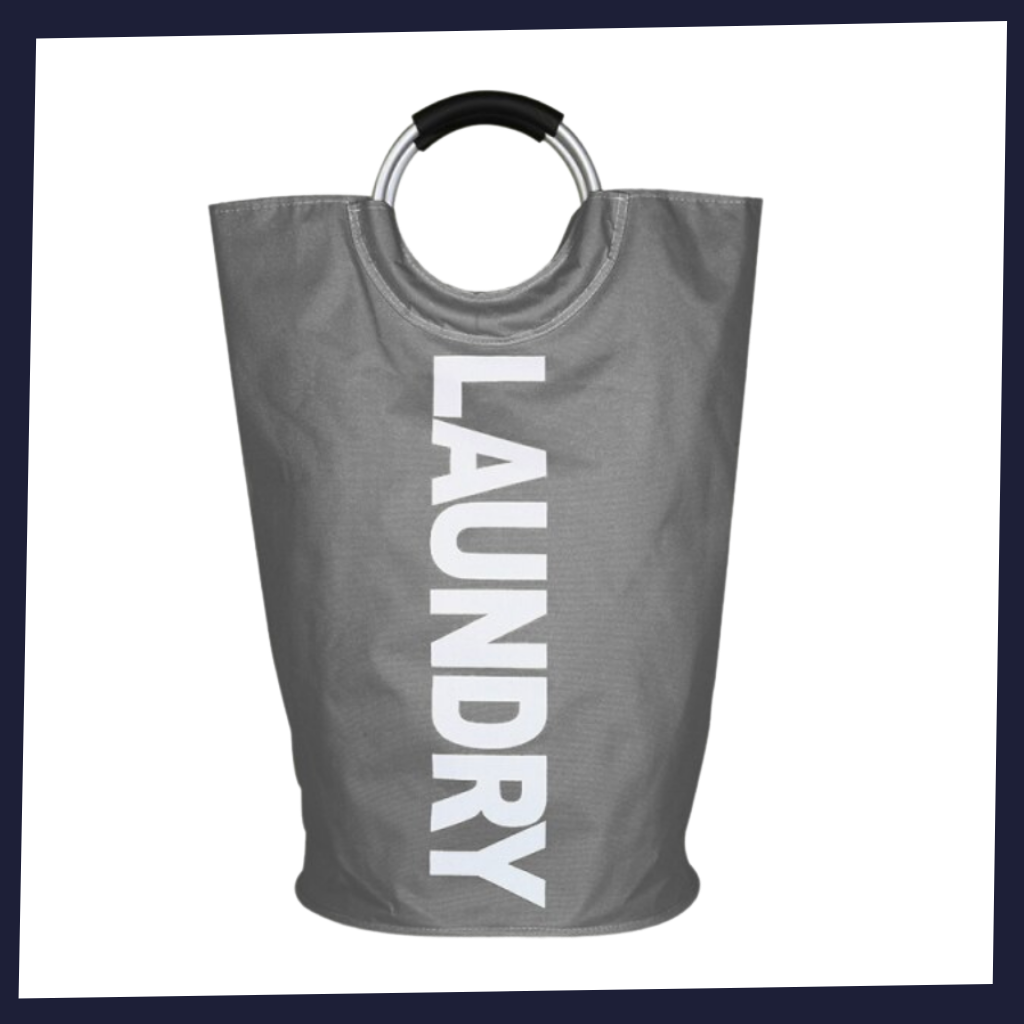Foldable Laundry Basket bag with Handles - Package - Ozerty