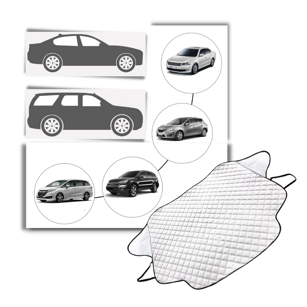 Magnetic Windshield Cover - Fits Most Cars - 