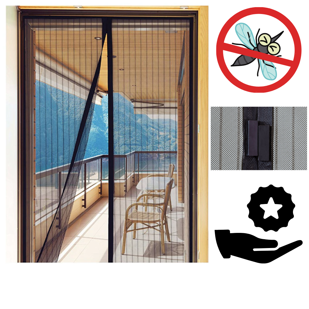 Magnetic mosquito door screen - Ecological and economical - Ozerty
